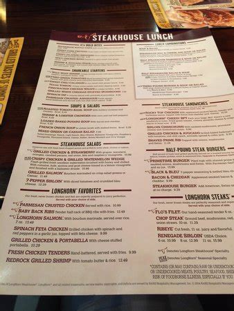 longhorn steakhouse lunch menu|longhorns lunch menu with prices.